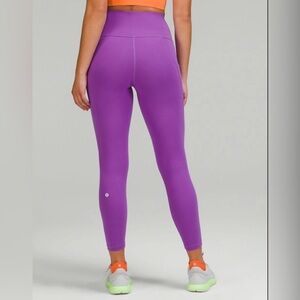 Lululemon Wunder Train Hr size 4 color is moonlit magenta-color is discontinued